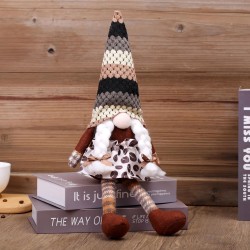 KNITTED LEGGY COFFEE GNOME
