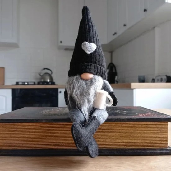 COFFEE BAR DECOR GNOME -- TIERED TRAY GNOME