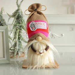 SWEET DUNKIE JUNKIE COFFEE GNOME -- TIERED TRAY GNOME