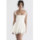 IVORY A-LINE MINI DRESS