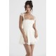 IVORY A-LINE MINI DRESS