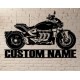 Custom Triumph Rocket Motorcycle Metal Wall Art