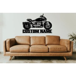 Custom Triumph Rocket Motorcycle Metal Wall Art