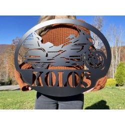 Family Name Sign - Motorcycle Metal Sign