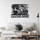 Custom Trike Motorcycle Metal Wall Art