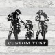 custom motocross family family of three