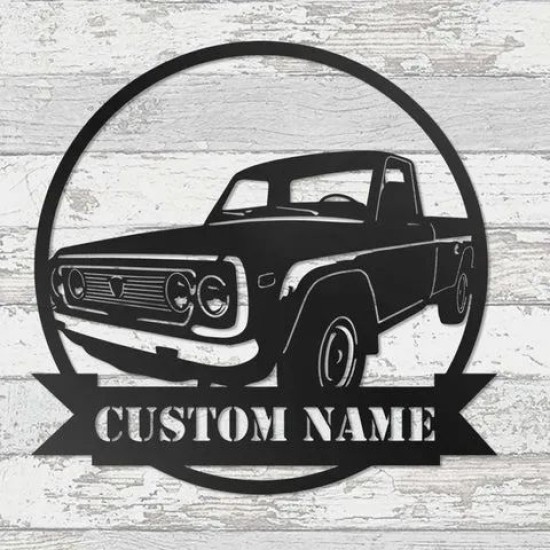 Custom Car Mechanic Garage Metal Wall Art