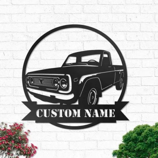 Custom Car Mechanic Garage Metal Wall Art