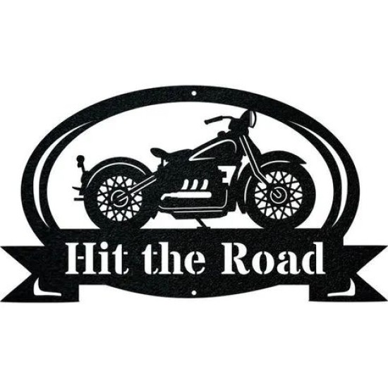 Custom Motorcycle Metal Sign-Fathers Day Gift-Personalized Metal Art