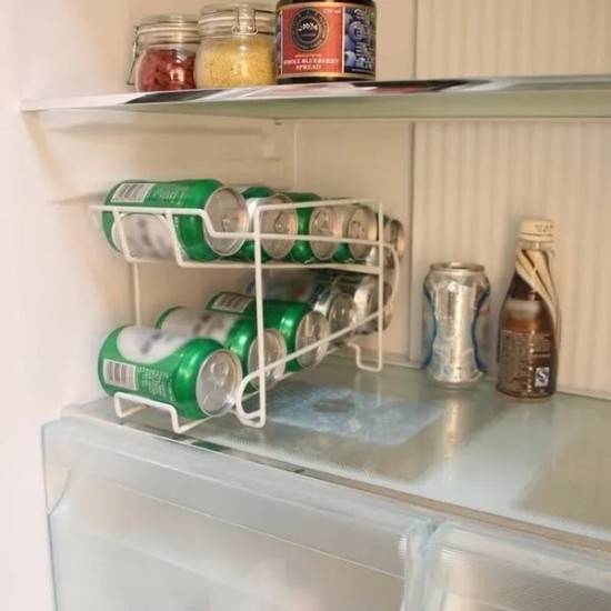 Double-layer Cans Storage Rack