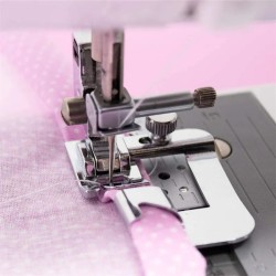 Lockstitch Sewing Machine Hem Folder with Swing Bracket