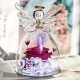 Glass Angel Preserved Flowers Color Changing LED Lights